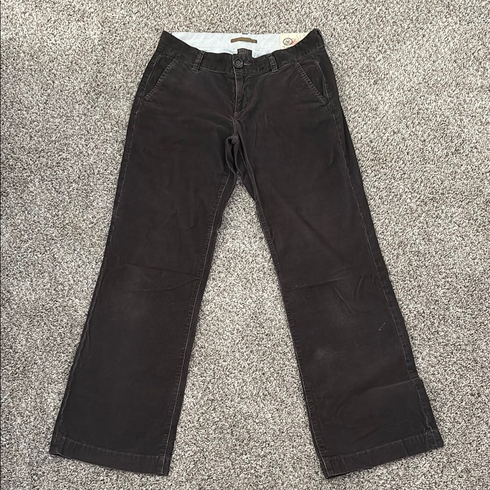 Gap Women’s Chocolate Brown Corduroy Pants, Size 4R